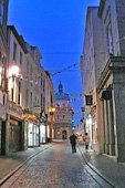 St Peter Port, Guernsey : the High Street at night